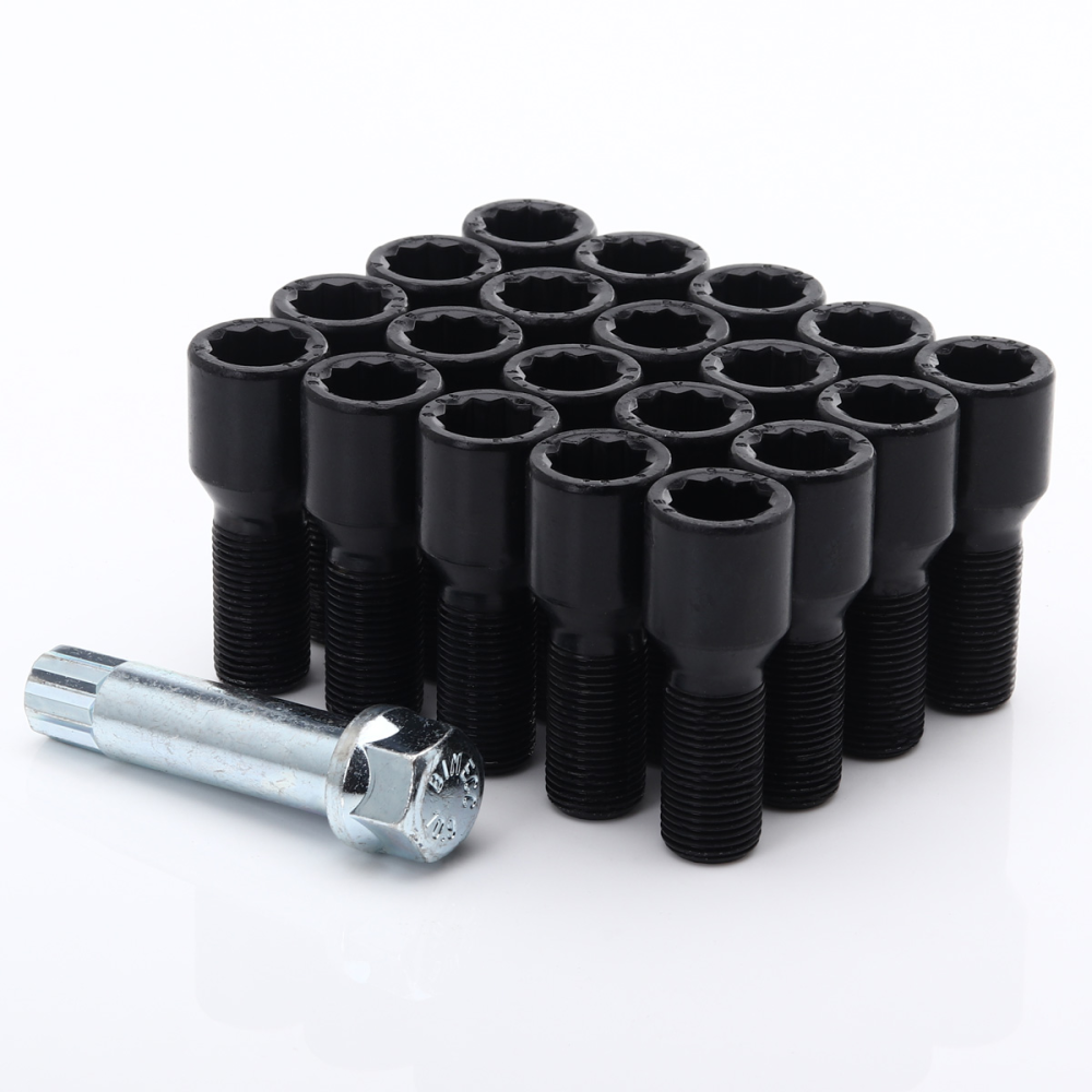 Radschrauben 60° Kegelbund | M12x1,25 Silber