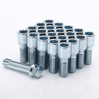 Radschrauben 60° Kegelbund | M12x1,5 Silber