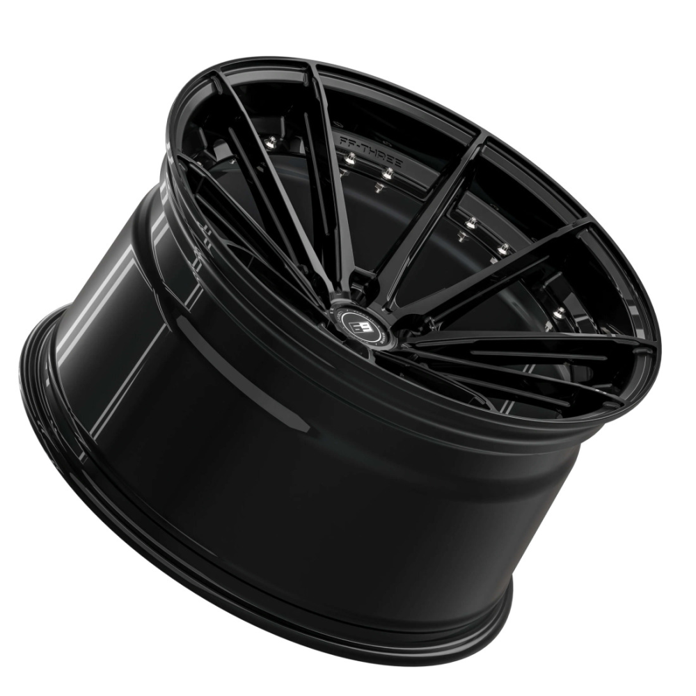 Sixnine FF-Three | 20 Zoll | 11x20 ET33 | 5x120 | Schwarz Glanz